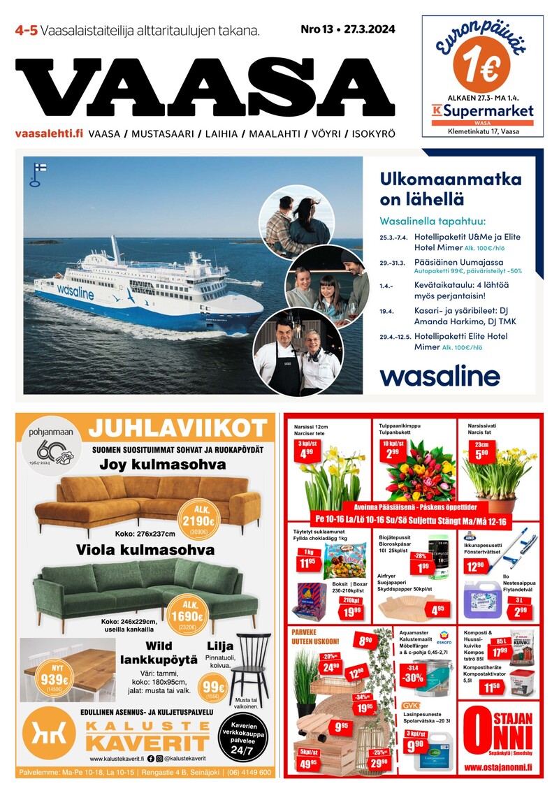 Vaasa lehti Ilmainen N k islehti Laatulehdet